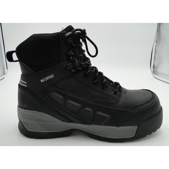 Craftsman 20311 Waterproof Steel Toe Burnley Black Work Boots‎ - Men\'s 7.5M main image 4